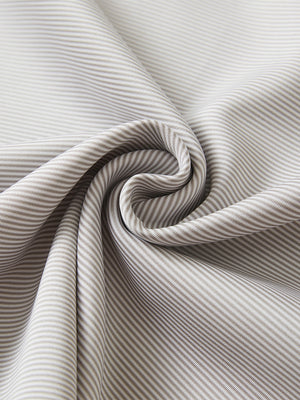 Pin-Stripe Quarter Zip with Hood