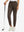 Women's Ultra-stretch Quick Dry Sweatpants with Ankle Zips in coffee brown, 3D product view