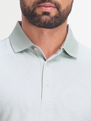 Moisture Wicking Jacquard Golf Shirts