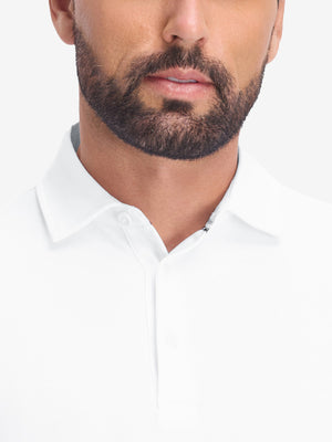 Polos de golf con cuello y textura de gofre Dry Fit