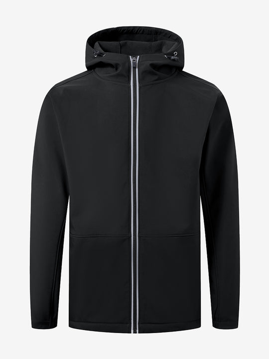 Reflective Hooded Softshell Jacket