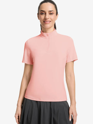 Women's Breathable 1/4 Zip Pullover Golf Shirts