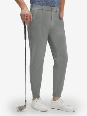 Flat Front Golf Joggers Pants with Belt Loops