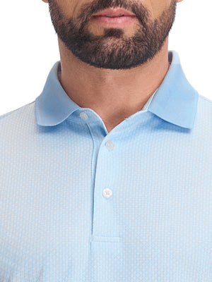 Moisture Wicking Jacquard Golf Shirts