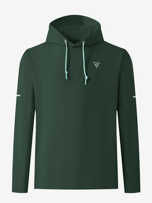 Sudadera polar casual de cuello redondo con capucha