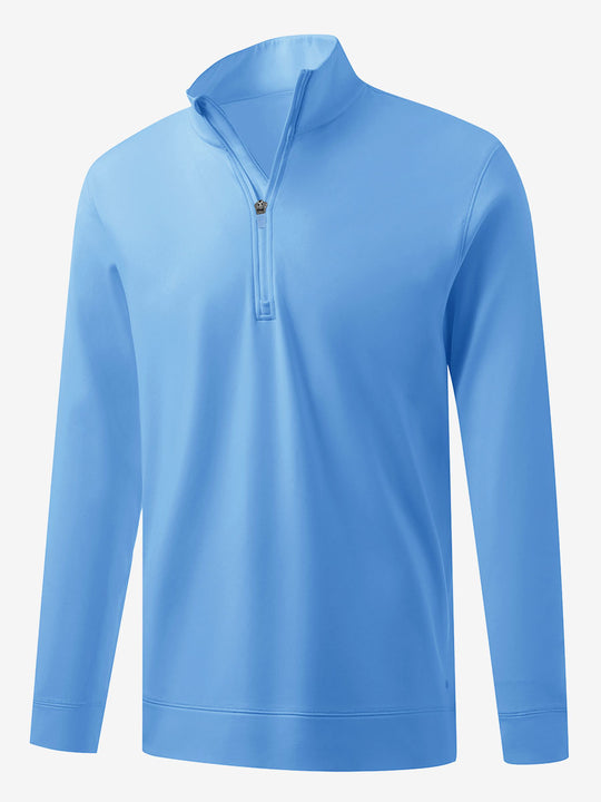 Ultra-Soft Brushed Fleece Lining Quarter zip Sweatshirt