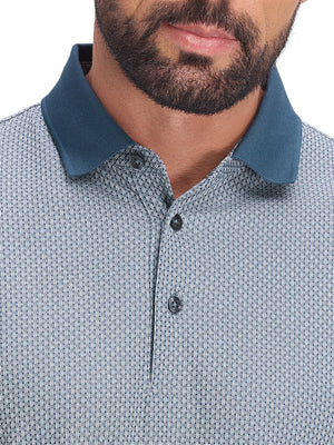 Moisture Wicking Jacquard Golf Shirts