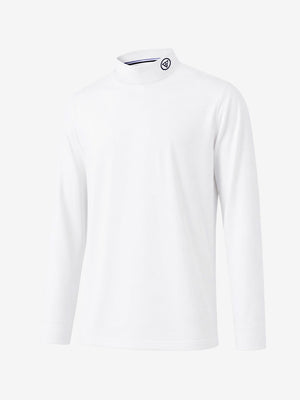 Warm Brushed Mock Neck Golf T Shirts