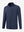 3D view of kids soft lightweight fleece lined jacket in navy.