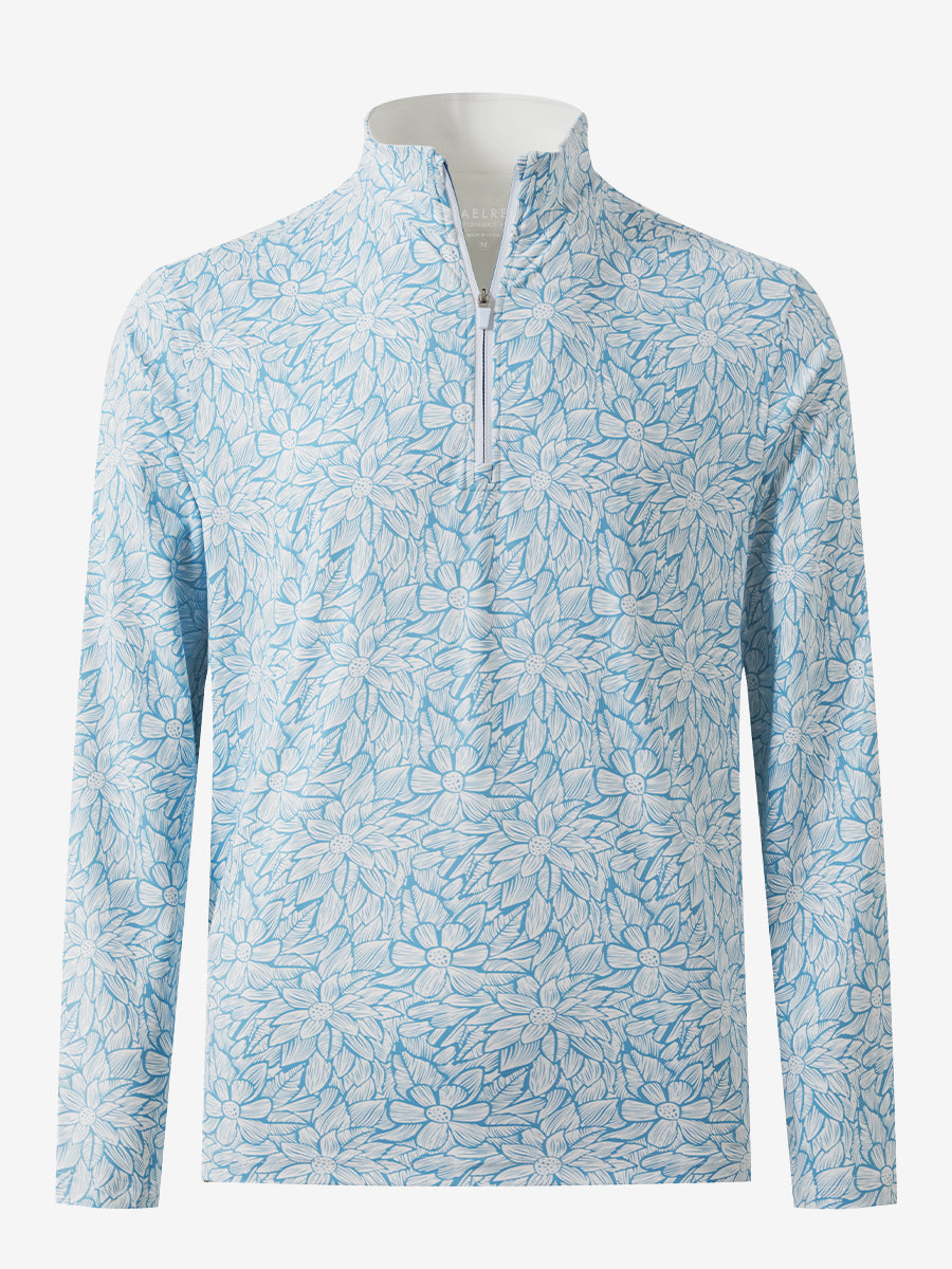 Full Print Quarter Zip Pullover