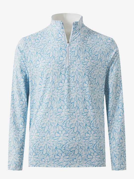 Full Print Quarter Zip Pullover