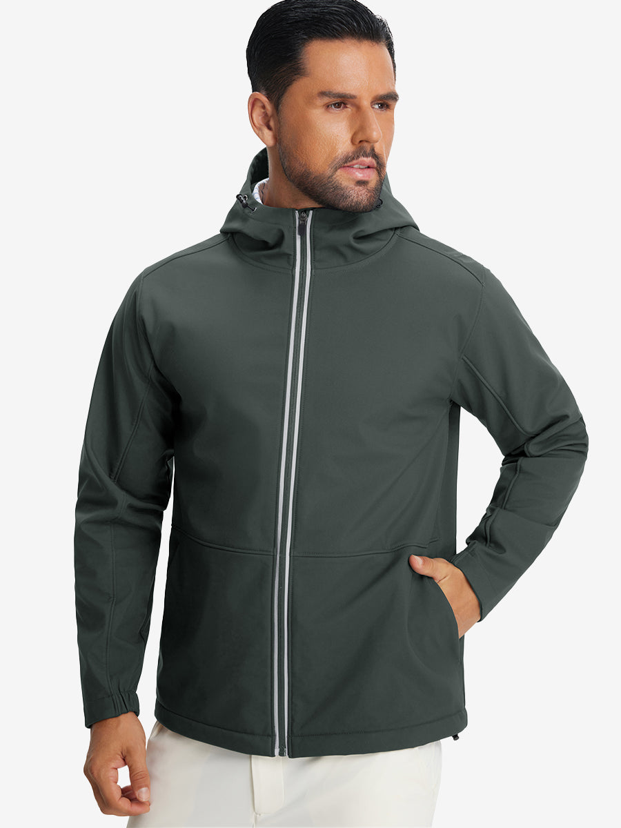 Reflective Hooded Softshell Jacket