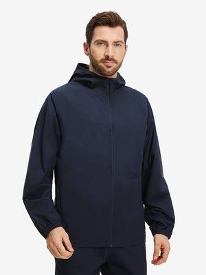 Waterproof Lightweight Rain Jacket with Hood