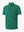 3D view of GREEN Elegant Performance Jacquard Polo showing texture and structured collar