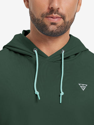 Sudadera polar casual de cuello redondo con capucha