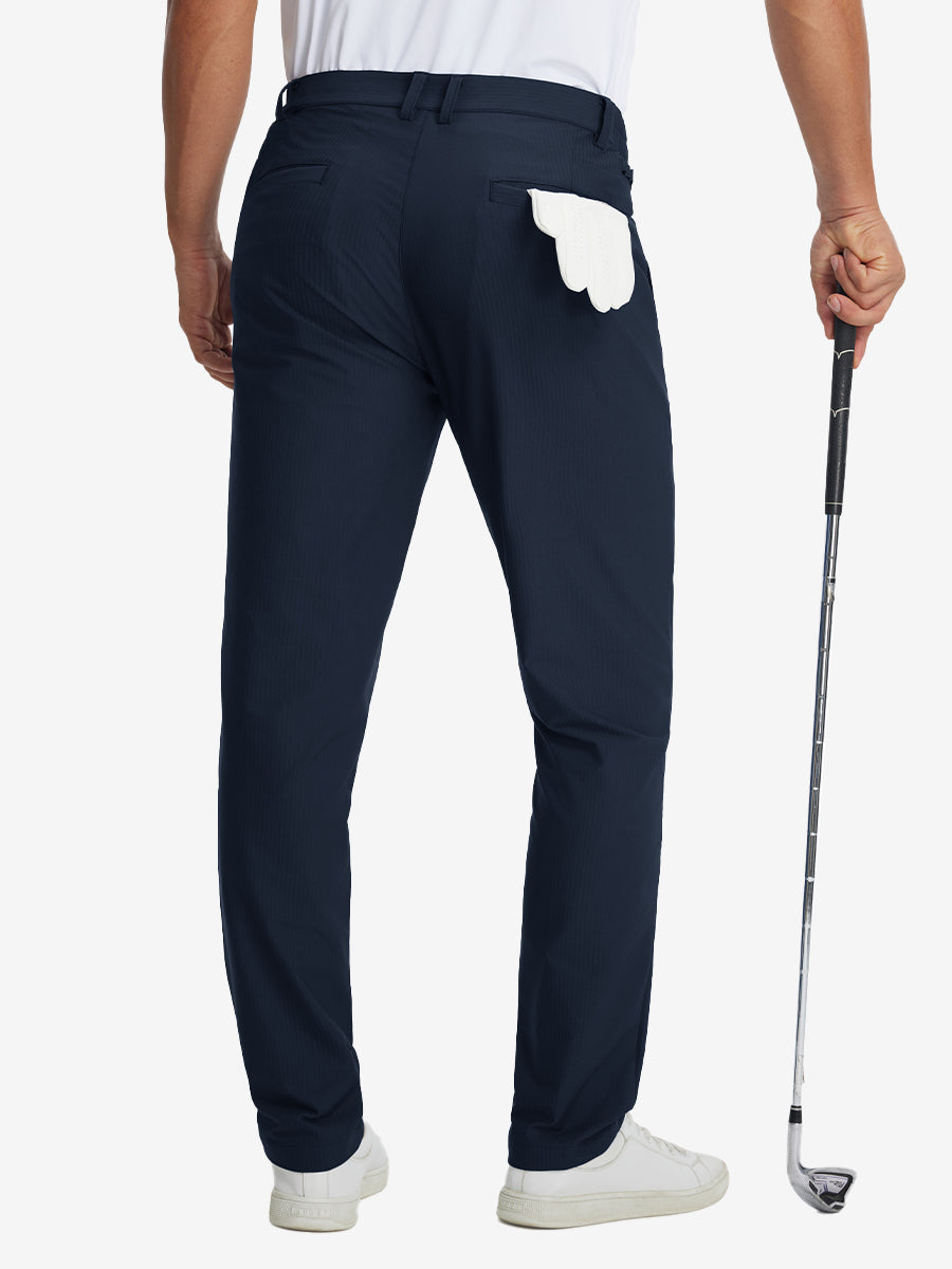 Lightweight Flat Front Casual Trousers