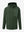 3D front view of the Quarter Zip Polar Fleece Sweatshirt in Olive Green, simple and athletic look.