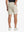 LIGHT KHAKI 4-way Stretch Performance Solid Shorts, back lower body view for golf wear, 7 Inch style