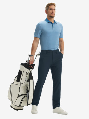 Water Repellent Classic Fit Flat Front Golf Dress Pants