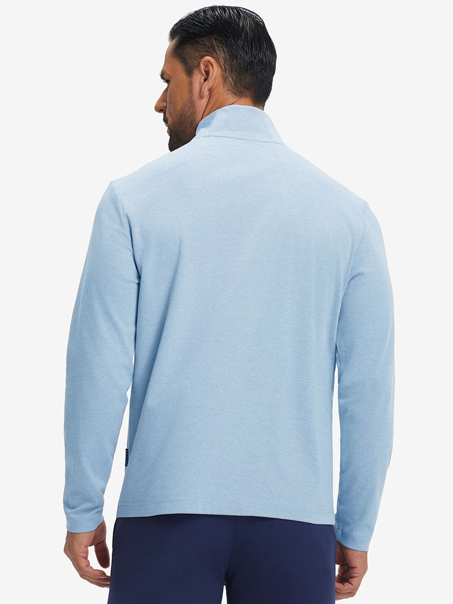 Performance Heather Golf 1/4 Zip Pullover