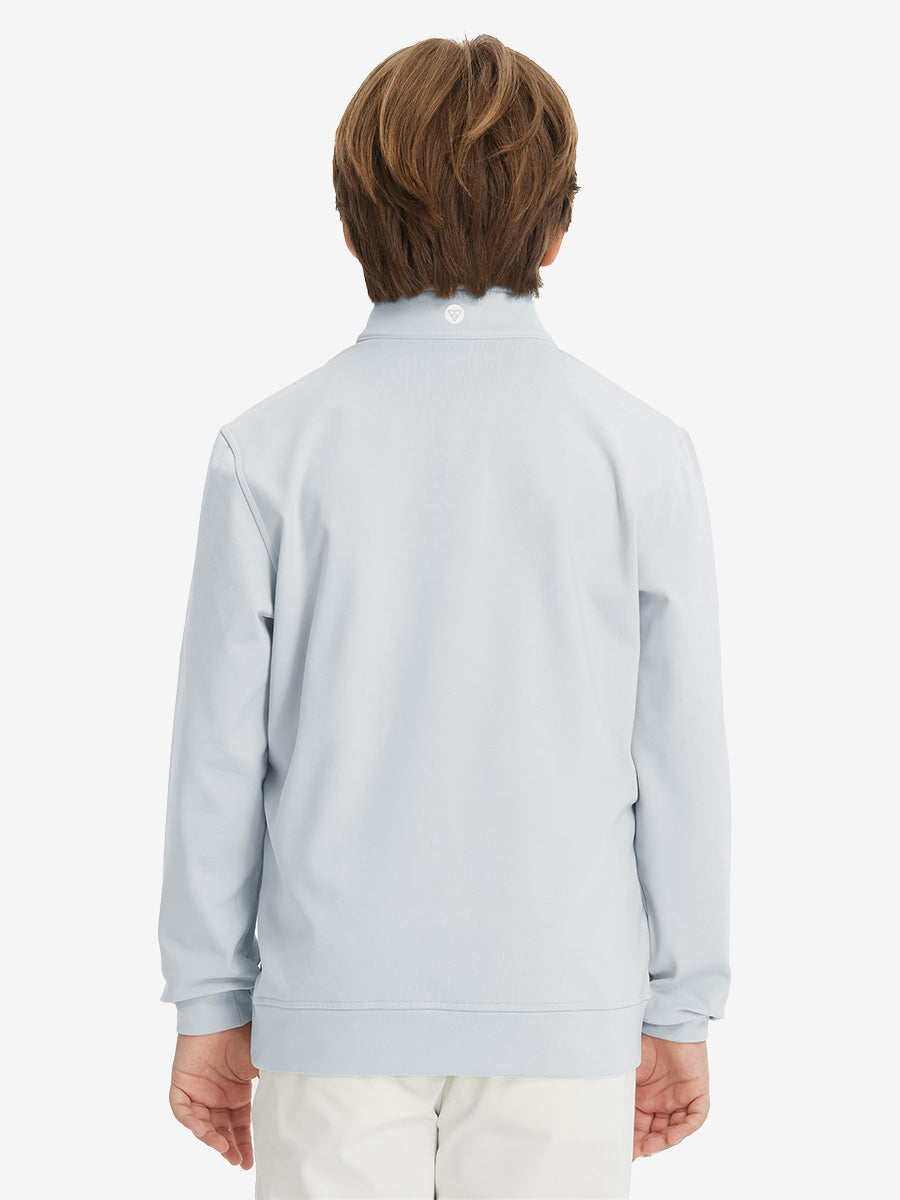 Youth Winter Micro-fleece Quarter Zip Pullover