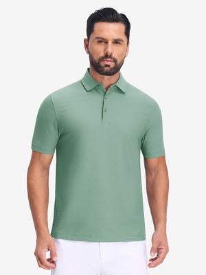 Polos de golf con cuello y textura de gofre Dry Fit