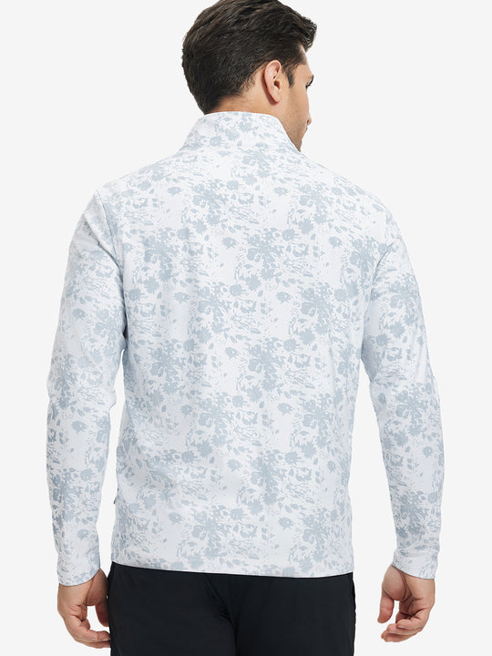 Full Print Quarter Zip Pullover