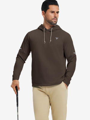Sudadera polar casual de cuello redondo con capucha
