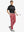 Full body front view of model wearing CRANBERRY Water Resistant Everyday Pants, holding a golf club