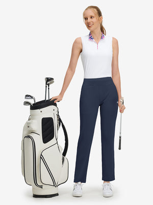 Women's Lightweight High Waisted Golf Pants