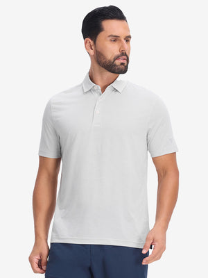 Comfy Breathable Pin-Stripe Golf Polos