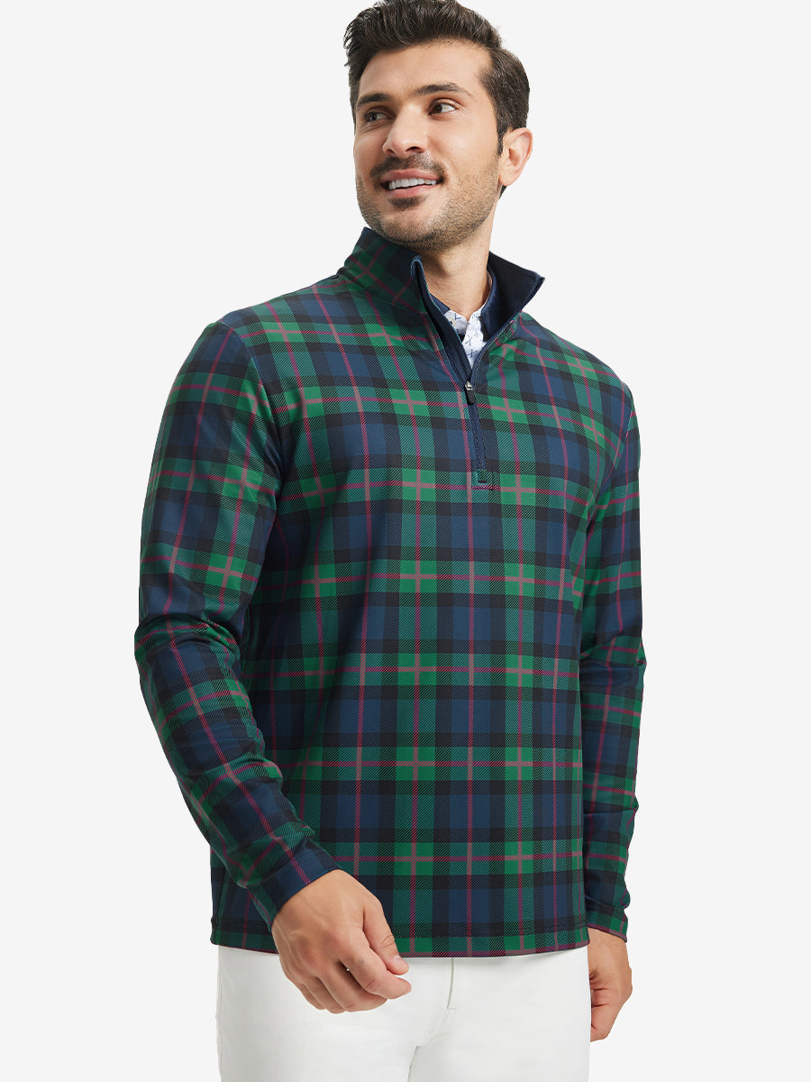 Full Print Lightweight Quarter Zip Pullover