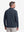 Solid Cotton Blend Collared Long Sleeve Polo