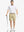 Full body front view of model wearing KHAKI 9 Inch Heather Performance Golf Shorts, holding a golf club