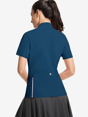 Women's Breathable 1/4 Zip Pullover Golf Shirts
