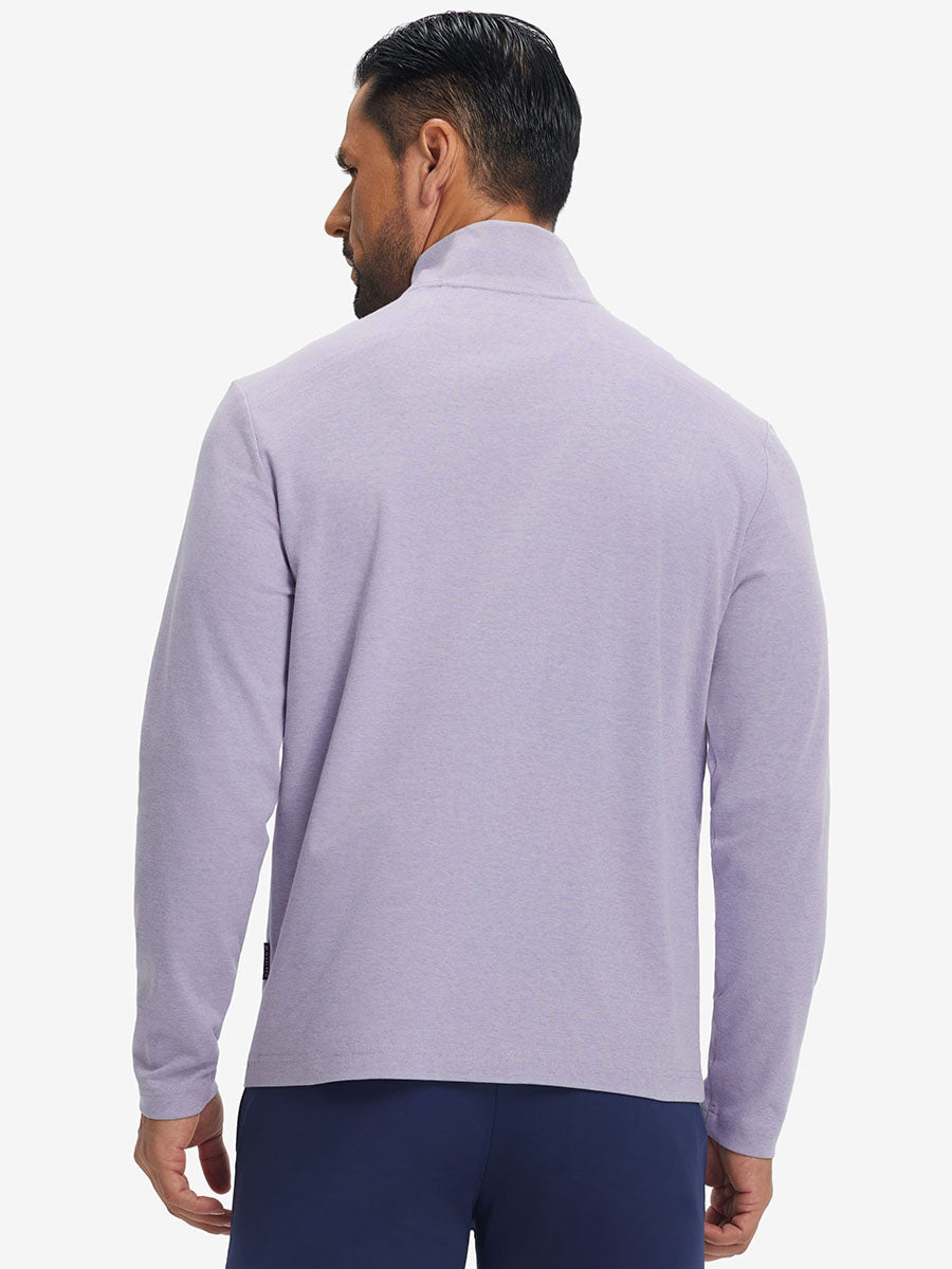 Performance Heather Golf 1/4 Zip Pullover