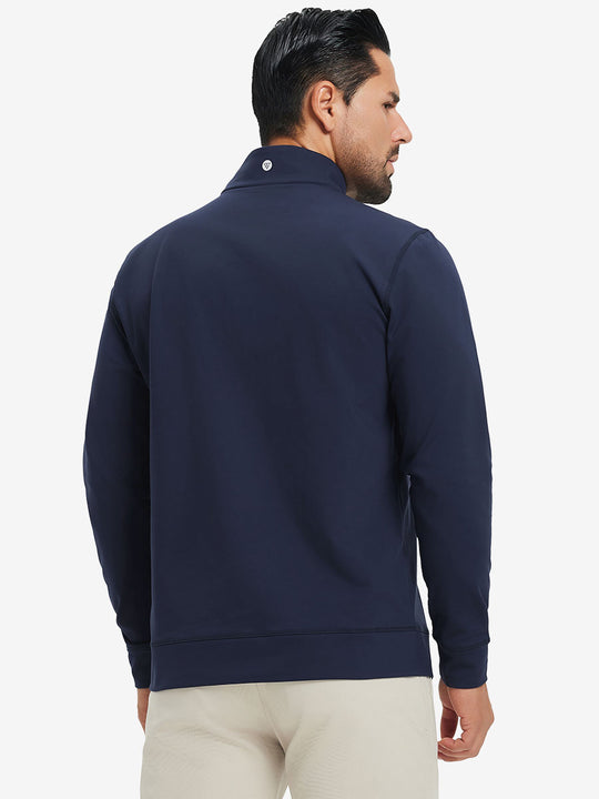 Ultra-Soft Brushed Fleece Lining Quarter zip Sweatshirt