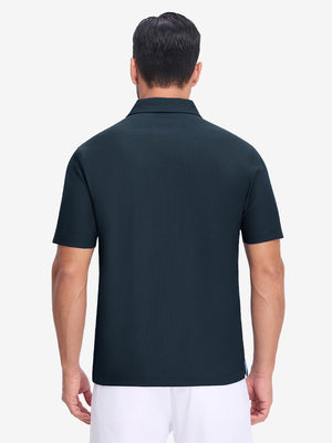 Polos de golf con cuello y textura de gofre Dry Fit