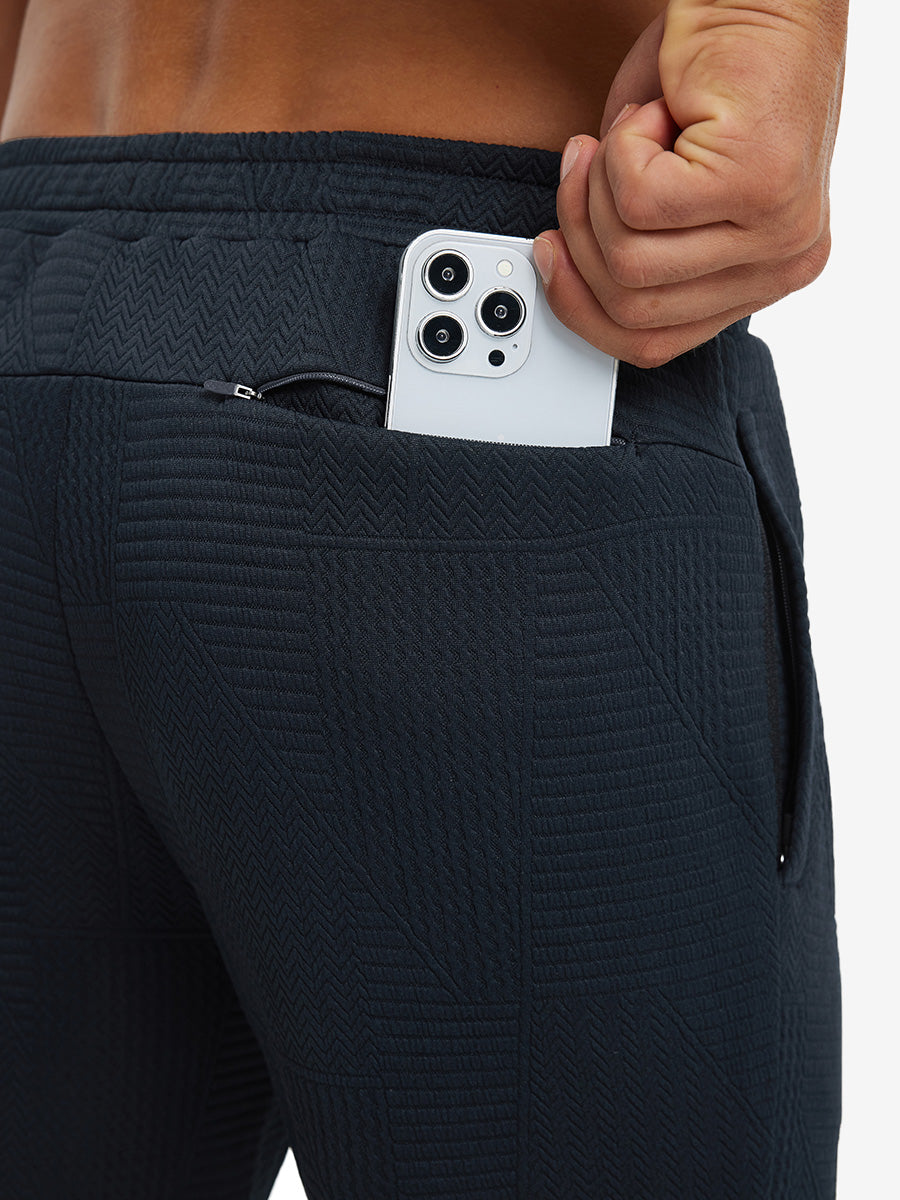 Soft Sweatpants with 4 Zipper Pockets