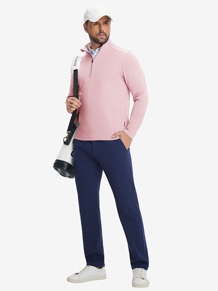 Performance Heather Golf 1/4 Zip Pullover