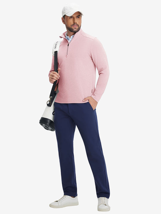 Performance Heather Golf 1/4 Zip Pullover