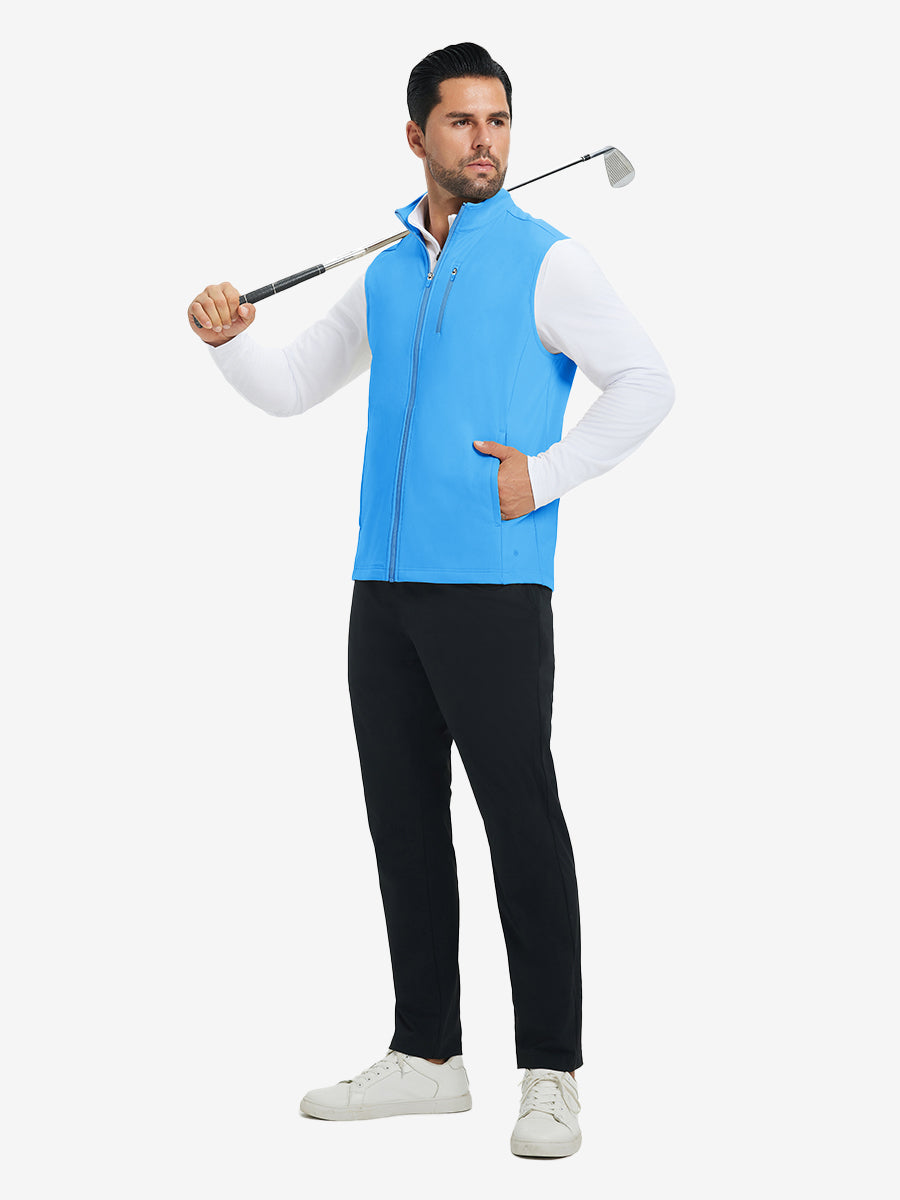Water-Resistant Fleece Golf Vests