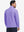 Ultra-Soft Brushed Fleece Lining Quarter Zip Sweatshirt in lavender, back upper body view