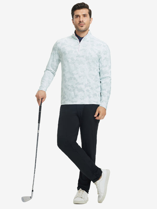 Full Print Quarter Zip Pullover