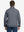 Back upper body view of the Golf Fleece Thermal Jacket in dark grey, clean cut and warm look.