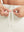 Front waistband detail of Water Resistant Comfy Fleece Golf Joggers in cream