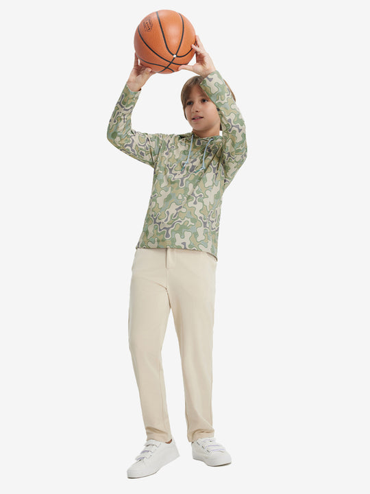 Youth Full Print Stylish Hoodies Pullover