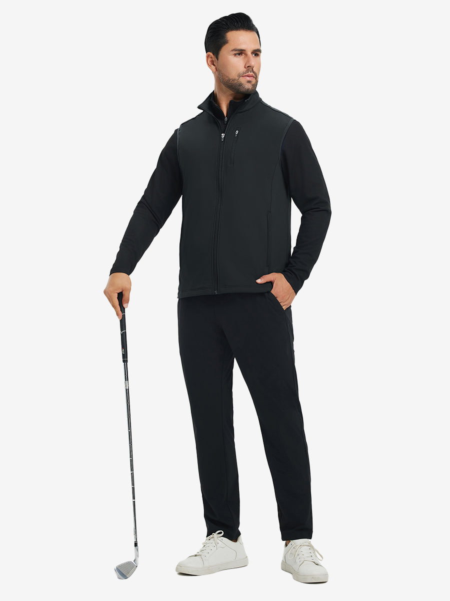 Water-Resistant Fleece Golf Vests