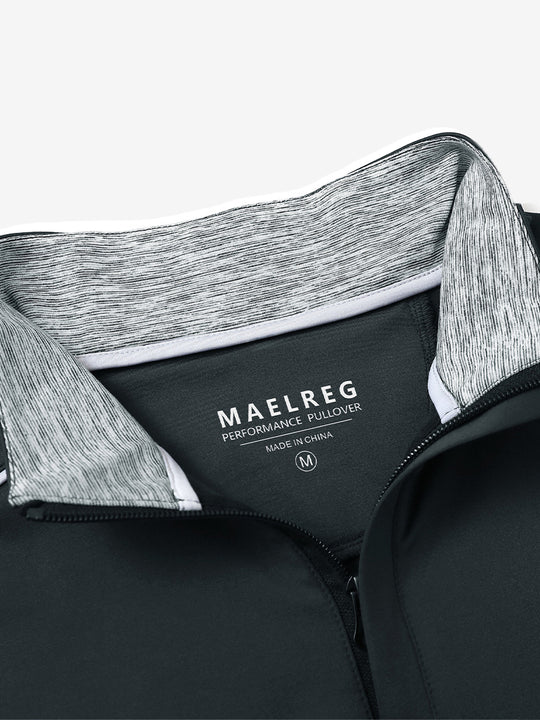 Stretch Solid Fleece Quarter-Zip Vest