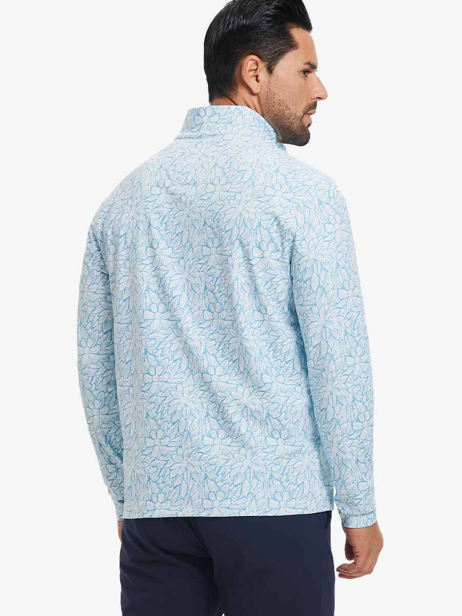 Full Print Quarter Zip Pullover